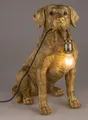 Produktbild: Tischleuchte Hund Labrador, gold - Tischlampe, Moderner Deko Stil, Tierleuchte