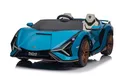 Produktbild: Elektro Kinderauto Lamborghini SIAN mit Lizenz Allrad 4x75W 24V/9Ah, Farbe:Blau