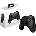 Produktbild: MSI FORCE GC300 WIRELESS PC Gamepad Controller - 2,4 GHz, Bluetooth, USB Typ-C auf A - kabelgebunden/drahtlos, 600mAh Li-Ionen-Akku (20h), austauschbare D-Pad-Abdeckungen, zwei Vibrationsmotoren