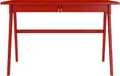 Produktbild: Edda Schreibtisch mit 2 Schubladen / Massivholz Buche / Schminktisch / Computertisch / Kinderschreibtisch / Bürotisch / Rot