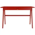 Produktbild: Visby Schreibtisch, Rot, Holz, Rechteckig, 120x75.5x65 cm, Arbeitszimmer, Schreibtische, Bürotische