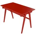 Produktbild: Schreibtisch  Edda , rot , Maße (cm): B: 120 H: 75,5