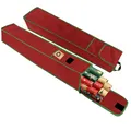 Produktbild: Aufbewahrungstasche für Geschenkpapier, 2-Packung Wasserdicht 600D Gewebe Weihnachtspapier Organizer Tasche mit Vordertasche für Papier Weihnachten, 78 x 13 x 13 cm, Rot