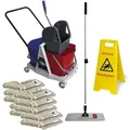 Produktbild: Nasswischwagen Komplett-Set inkl. 1 Warnschild
