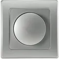 Produktbild: Steckdose Schuko USB Wechselschalter Lichtschalter Dimmer Taster LED silber