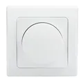 Produktbild: Led Dreh-Dimmer DELPHI/MILOS 230 V 3-35W 2-Draht Technik Unterputz UP für Lampen