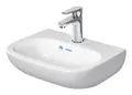 Produktbild: Duravit D-Code Handwaschbecken 1 Hahnloch mit Überlauf 450 x 340 mm - Weiß Hochglanz - 0705450000