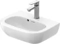 Produktbild: Duravit D-Code Handwaschbecken, mit Hahnloch, mit Überlauf, 450x340x145mm, Weiß