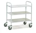 Produktbild: Fetra 4882 Etagenwagen Stahl pulverbeschichtet Traglast (max.): 150kg Lichtgrau (RAL 7035)