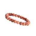 Produktbild: Chakra Perlenarmband aus 8 mm Meeressediment Jaspis Natursteinen rot rotfarbe...