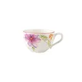 Produktbild: Villeroy & Boch - Mariefleur Cappuccino-Tasse 290 ml Bunt, Spülmaschinenfest, Mikrowellensicher, Jumbotasse, Kaffeebecher Porzellan, Große Tasse, Geschirr, Blümchengeschirr, Premium Porzellan