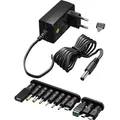 Produktbild: Goobay Universal-Netzteil: mit 11 Adaptern darunter 4 x USB und 7 x DC-Adapter, 3V-12V, 7,2W, 0,6 A - Schwarz