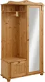 Produktbild: Home affaire Kompaktgarderobe Adele Breite 108 cm, mit Spiegeltür, aus massiver Kiefer, FSC®