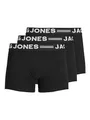 Produktbild: JACK & JONES Herren Unterhosen Shorts Boxershorts Trunks 3er Pack, Farbe:Schwarz, Wäschegröße:L, Artikel:- Black Waistband