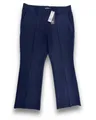 Produktbild: CAMBIO FARAH Damen Bootcut Hose Gr. 44 dunkelblau knöchellang Stoffhose