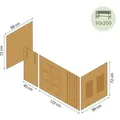 Produktbild: Hoppekids Vorhang für Spielbett 90x200   ¦ gelb ¦ Maße (cm): B: 380 H: 72