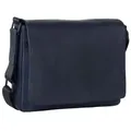 Produktbild: Leonhard Heyden Den Haag Messenger Leder 31 cm  blau