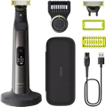 Produktbild: Philips OneBlade Pro 360 QP6652/61 Face + Body - Eingebautes Display - Waschbar - Akku - Chrom (QP6652/61)