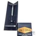 Produktbild: King C. Gillette Rasierhobel für Männer, mit sicherer Doppel-Schneidekante, Meta