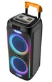 Produktbild: Denver Trolley Speaker TSP-456 Schwarz Bluetooth Lautsprecher 600W LED-Licht NEU