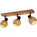 Produktbild: meineWunschleuchte Deckenstrahler, Natur, Holz, Naturmaterialien, 50x18x14 cm, Lampen & Leuchten, Innenbeleuchtung, Spots & Strahler, Deckenspots