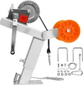 Produktbild: VEVOR Bootsanhänger-Sitz mit Rolle, 544kg Winde & 51mm x 7,6m Windengurt, Bootswindenhalterung mit U-Bolzen für 50,8–76,2mm B x 76,2–101,6mm H Anhängerkupplung, Jetski, Segelboot, Schnellboot