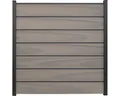 Produktbild: Zaun Hauptelement GroJa Solid Grande Premium inkl. Zierleisten Stecksystem ohne
