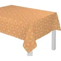 Produktbild: Adam Tischdecke Retro Floret (1-tlg), aus 100% Bio-Baumwolle gelb eckig | 120 cm x 120 cm