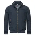 Produktbild: Geographical Norway Steppjacke Übergangsjacke Frühlings Jacke Windbreaker Blouson Wasserabweisend blau XXL
