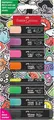 Produktbild: Faber-Castell 254692 Graffiti Neon Textmarker Set 8 Stück, Highlighter Pens mit