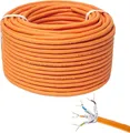Produktbild: PremiumX 100m CAT 7 Netzwerkkabel Simplex LAN Kabel Ethernet Datenkabel