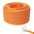 Produktbild: 100m Cat7 Netzwerkkabel S/FTP Simplex LAN Kabel Ethernet Datenkabel Verlegekabel