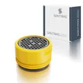 Produktbild: SANTRAS® Strahlregler M24x1 für jeden herkömmlichen Wasserhahn mit Siebeinsatz in Gelb – Mischdüse (Außengewinde 24 mm) mit Filtereinsatz, hochwertiger Dichtung und Luftmixer MADE IN GERMANY