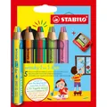 Produktbild: Duo Buntstift, Wasserfarbe & Wachsmalkreide - STABILO woody 3 in 1 duo -