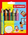 Produktbild: STABILO woody 3 in 1 duo 5er Etui mit Spitzer