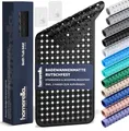 Produktbild: homerella® Badewannenmatte rutschfest 88x39cm, INKL. HAKEN, Rutschfeste Badematte BPA frei, Duschmatte rutschfest, Antirutschmatte Badewanne, Rutschmatte Badewanne, schimmelresistent&maschinenwaschbar