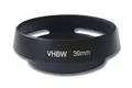 Produktbild: vhbw Gegenlichtblende für 39mm Objektiv - Streulichtblende, Schwarz, Metall, rund