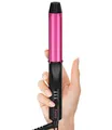 Produktbild: FARERY Mini Lockenstab, 25mm Lockenstab Für Kurze Haare mit 3 Einstellbaren Temperaturstufen, Keramik Mini Lockengerät mit Keratin&Arganöl Aufguss, Lockengerät Reisegröße mit Aufbewahrungstasche