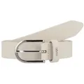 Produktbild: HUGO Ledergürtel Zoey Dornschließe beige|weiß 95