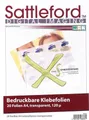 Produktbild: Sattleford Etiketten 20 Klebefolien A4 transparent für Inkjet Drucker Tintenstrahldrucker