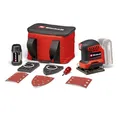 Produktbild: Einhell Akku-Faustschleifer TE-OS 18/113 3X Li-Solo Power X-Change (18 V, Schwingschleifer, 3x wechselbare Schleifplatten, 1,8 mm Schwingkreis, inkl. Zubehör ohne Akku)
