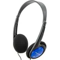 Produktbild: Panasonic Kopfhörer RP-HT010E-A, schwarz/blau, On-Ear, kabelgebunden, 3,5mm Klinke