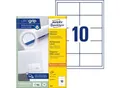 Produktbild: Avery® Zweckform Etiketten 3679, A4, universell, permanenthaftend, ultragrip, druckergeeignet, FSC®-Papier, rechteckig, weiß, 1000 Stück auf 100 Bogen