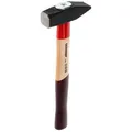 Produktbild: GEDORE Schlosserhammer Rotband-Plus, 600 H-1000, 1000g Kopfgewicht, mit Hickoryholzstiel und Stielschutzhülse