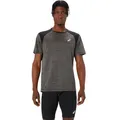 Produktbild: ASICS Herren Road Shortsleeve Laufbekleidung Laufshirt Performance Black - Schwarz L