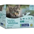Produktbild: Bozita Fleisch & Fisch Multipack Nassfutter Katze 1 Palette (12 x 85 g)