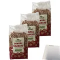 Produktbild: Alnatura Dinkel Crunchy (3x750g Packung) + usy Block