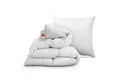 Produktbild: Bestlivings Federbettdecke 135x200 cm für den Winter, Füllung: 10% Daunen, 90% Federn, Bezug: inkl. 80x80cm Federkopfkissen, Wärmeklasse: warm, waschbar bei 40°C, trocknergeeignet, hautfreundlich