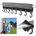 Produktbild: Hakenleiste Keder & Klett Camping Kleiderhaken Garderobe Wohnwagen Caravan Zelt