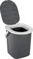 Produktbild: Brunner Optipot Eimertoilette, grau